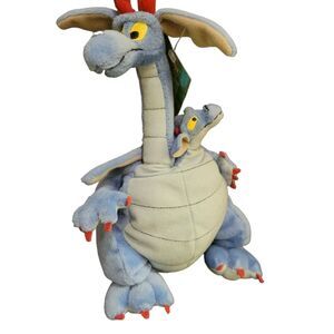 Quest for Camelot Two Headed Dragon Devon & Cornwall Plush Warner Bros 1998 NWT